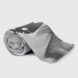 Плед флисовый Stray - white gradient, цвет: 3D-велсофт — фото 2