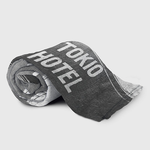 Плед Tokio Hotel - grey gradient по-горизонтали / 3D-Велсофт – фото 2