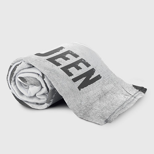 Плед Queen - white gradient по-горизонтали / 3D-Велсофт – фото 2