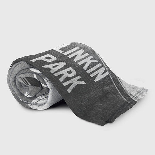 Плед Linkin Park - grey gradient по-горизонтали / 3D-Велсофт – фото 2