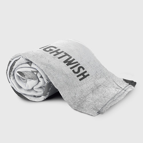 Плед Nightwish - white gradient по-горизонтали / 3D-Велсофт – фото 2