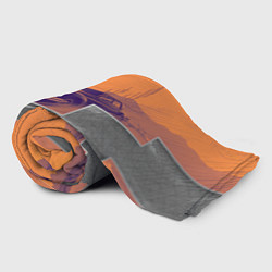 Плед флисовый Элитное авто в пустыни, цвет: 3D-велсофт — фото 2