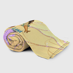 Плед флисовый Lana Del Rey танцует, цвет: 3D-велсофт — фото 2