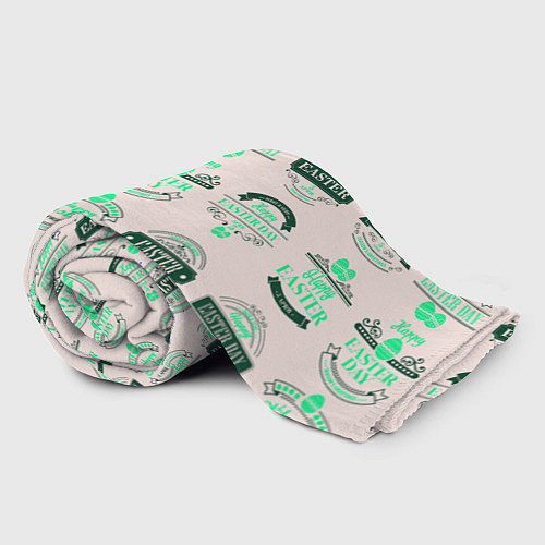 Плед Easter turquoise / 3D-Велсофт – фото 2