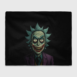 Плед флисовый Рик Джокер, цвет: 3D-велсофт