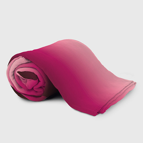 Плед Градиент transcendent pink омбре / 3D-Велсофт – фото 2