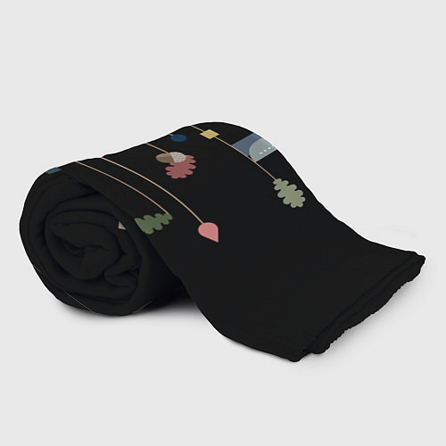 Плед Falling leaves sitting owls / 3D-Велсофт – фото 2