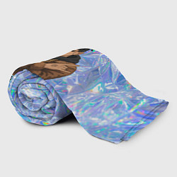 Плед флисовый XXXTentacion - скрещенные руки, цвет: 3D-велсофт — фото 2