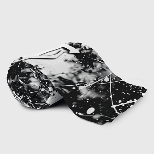 Плед Doom краски всплеск белые / 3D-Велсофт – фото 2