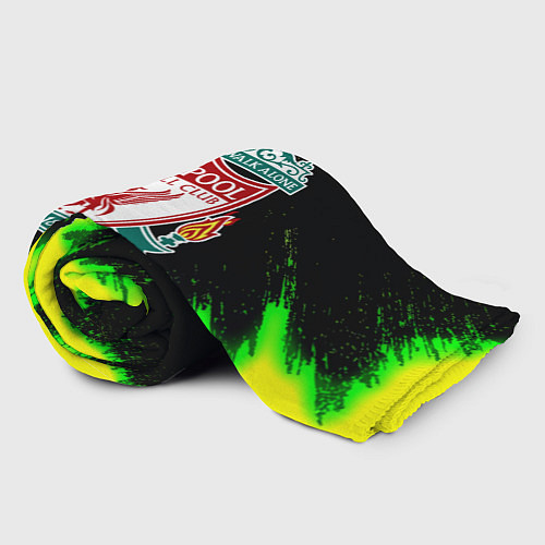 Плед Ливерпуль кислотные краски / 3D-Велсофт – фото 2