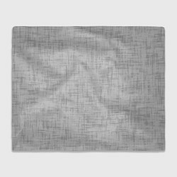 Плед флисовый Светлый серый текстурированный, цвет: 3D-велсофт