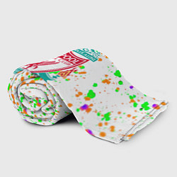 Плед флисовый Liverpool брызги красок текстура, цвет: 3D-велсофт — фото 2