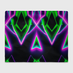 Плед флисовый Multicolored colorful color, цвет: 3D-велсофт