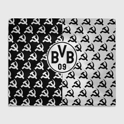 Плед флисовый Borussia паттерн ссср, цвет: 3D-велсофт