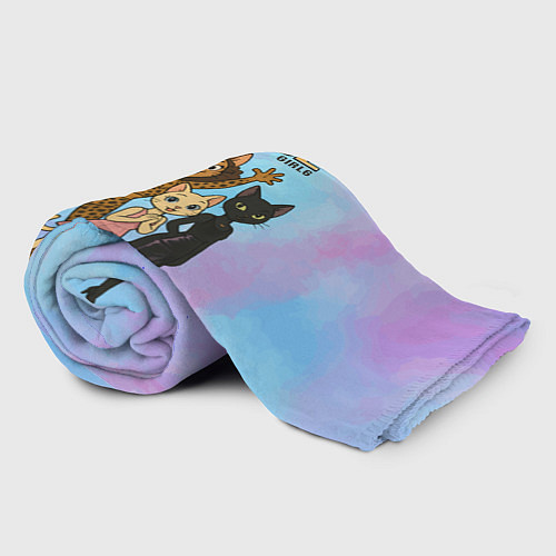 Плед Spice girls кошки из 90х / 3D-Велсофт – фото 2