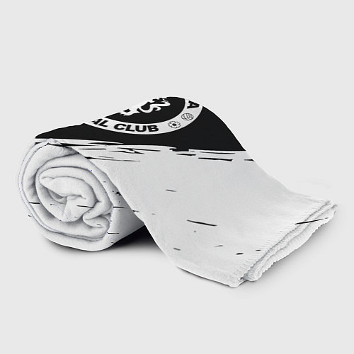 Плед Челси белые краски / 3D-Велсофт – фото 2