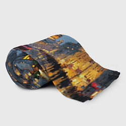 Плед флисовый Зимний Питер, цвет: 3D-велсофт — фото 2