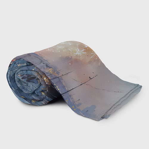 Плед Новогодняя Питерская атмосфера / 3D-Велсофт – фото 2