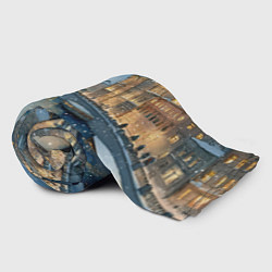 Плед флисовый Новогодний Питер, цвет: 3D-велсофт — фото 2