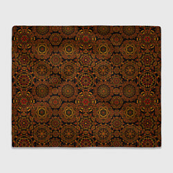 Плед флисовый Традиционный славяно-русский стиль, цвет: 3D-велсофт