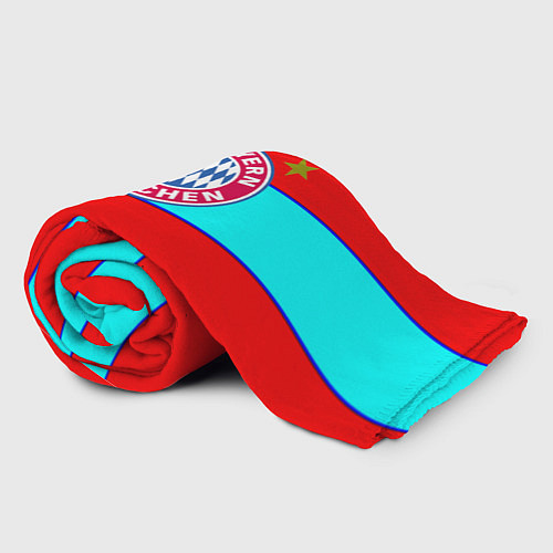 Плед Бавария Мюнхен полосы линии / 3D-Велсофт – фото 2