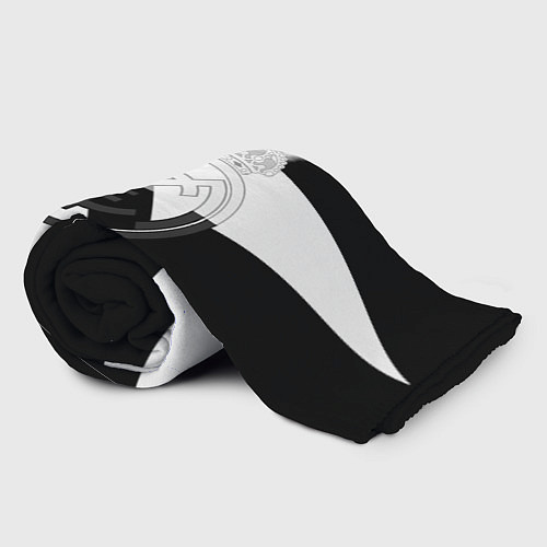 Плед Реал Мадрид геометрия полосы / 3D-Велсофт – фото 2