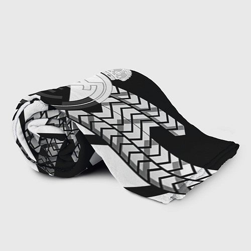 Плед Реал Мадрид краски полосы / 3D-Велсофт – фото 2