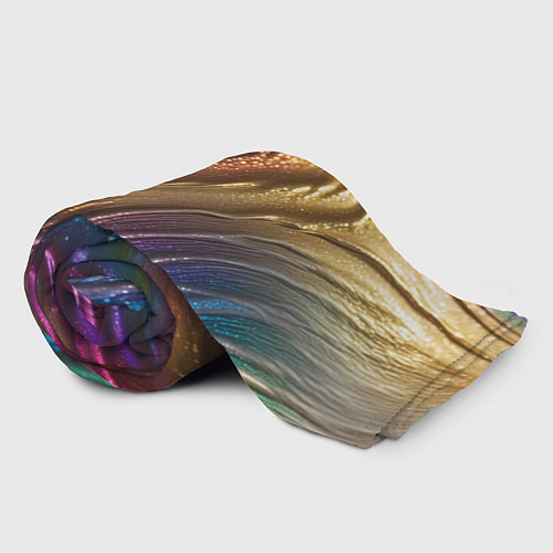 Плед Сморщенные складочки жидкости / 3D-Велсофт – фото 2