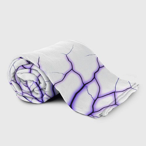 Плед Color white purple / 3D-Велсофт – фото 2