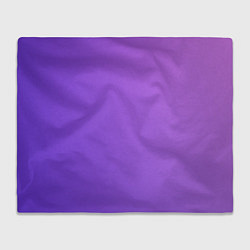 Плед флисовый The color is purple, цвет: 3D-велсофт