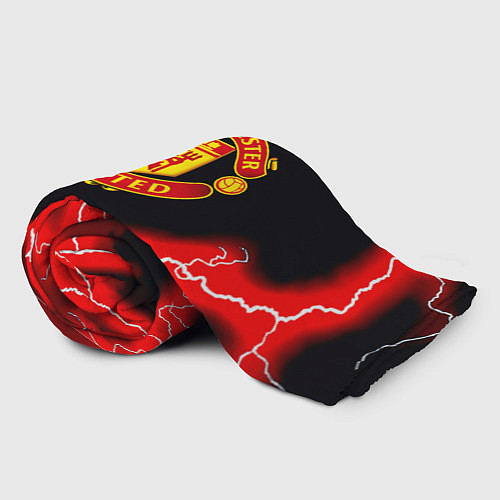 Плед Манчестер Юнайтед шторм молнии / 3D-Велсофт – фото 2