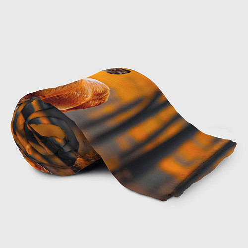 Плед Осенний лес с оленем / 3D-Велсофт – фото 2