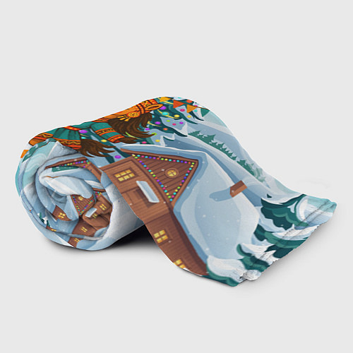 Плед Лошадь в национальном костюме / 3D-Велсофт – фото 2