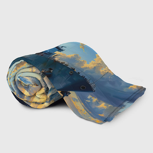 Плед Мощь российского флота / 3D-Велсофт – фото 2