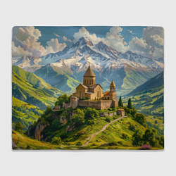 Плед Храм у подножия вечных вершин