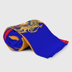 Плед флисовый Герб и флаг Армении, цвет: 3D-велсофт — фото 2