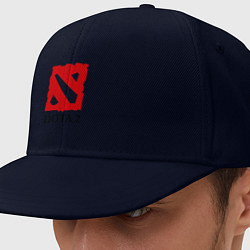 Кепка-снепбек Dota 2: Logo, цвет: тёмно-синий