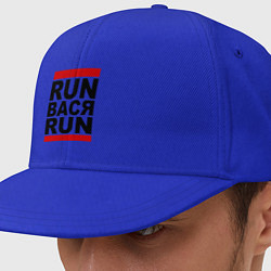 Кепка-снепбек Run Вася Run цвета синий — фото 1