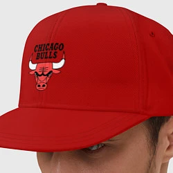 Кепка-снепбек Chicago Bulls, цвет: красный