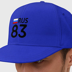 Кепка-снепбек RUS 83, цвет: синий