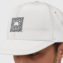 Кепка снепбек QR Skull