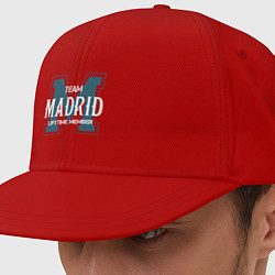 Кепка-снепбек Team Madrid, цвет: красный