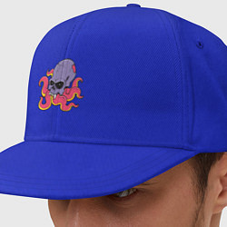 Кепка-снепбек Skull Octopus, цвет: синий
