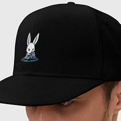 Кепка снепбек Зайчонок обнял клубки The bunny hugged the balls