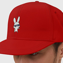 Кепка-снепбек Cool rabbit, цвет: красный