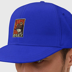 Кепка-снепбек Obey frog, цвет: синий