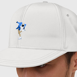 Кепка-снепбек Фигуристка на льду, цвет: белый