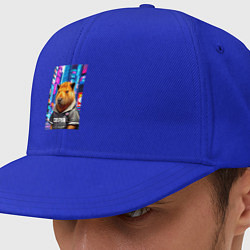 Кепка снепбек Cool capybara - urban style - neural network