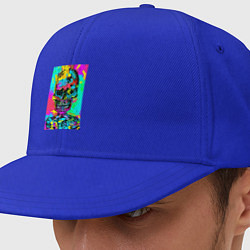 Кепка-снепбек Cool skull - pop art - vogue, цвет: синий