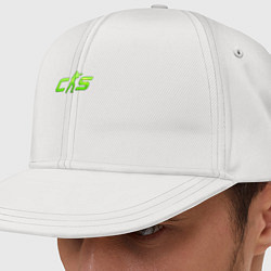 Кепка снепбек CS2 green logo